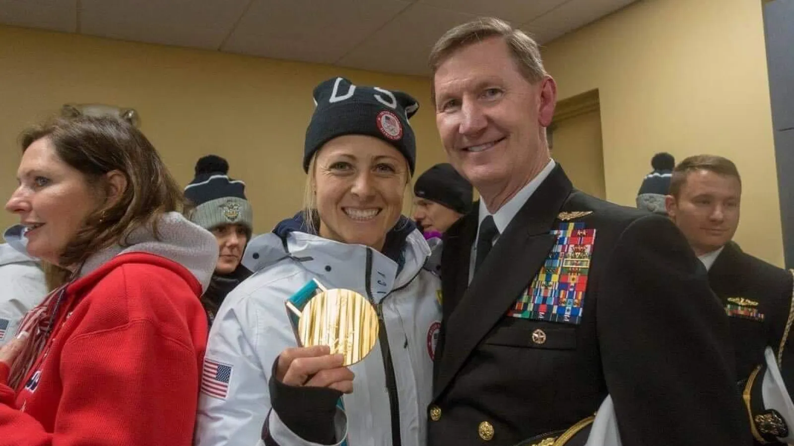 Carter and gold medal
