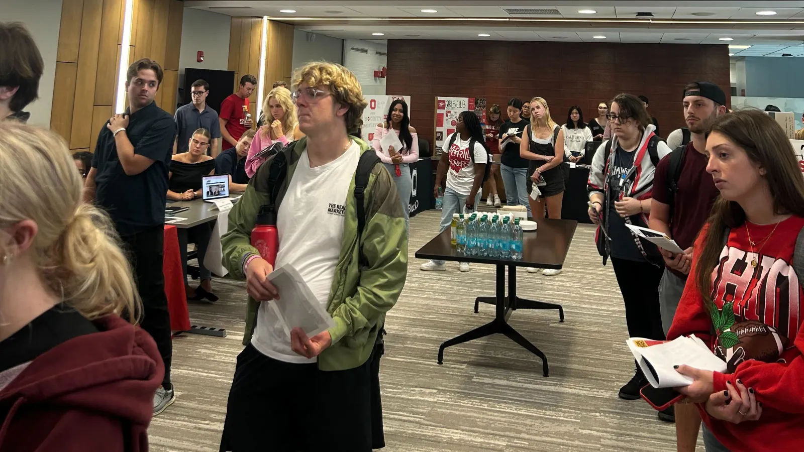 Involvement fair crowd