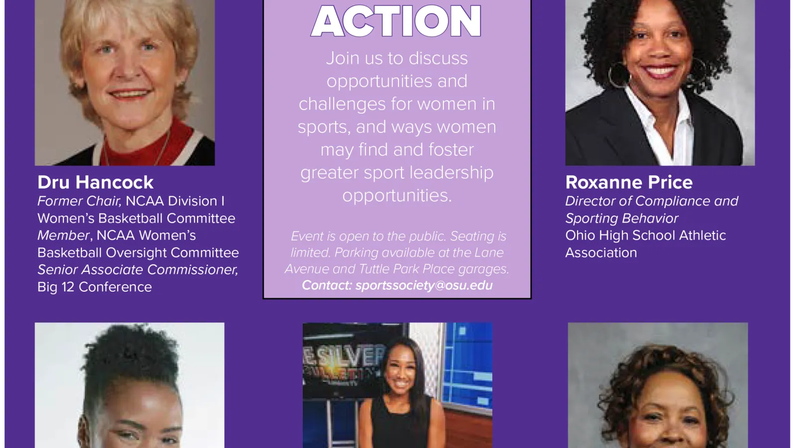 Women's Leadership Sports Event flyer