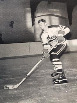 Carter playing hockey