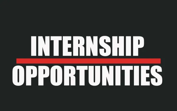 Internship Opportunities