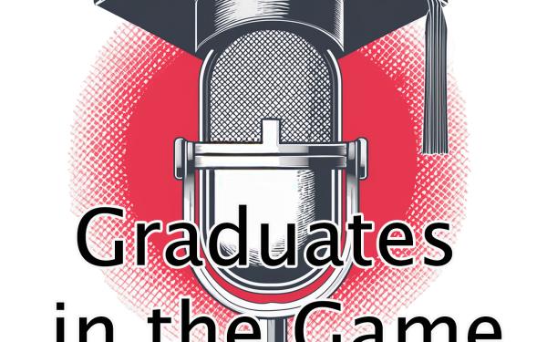 Grads in the game podcast logo