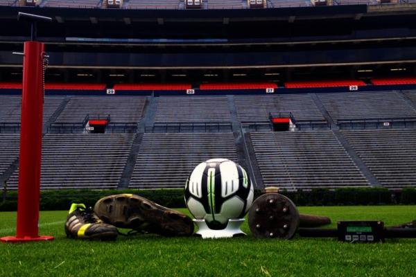 Soccer ball on a field