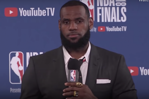 LeBron James presser