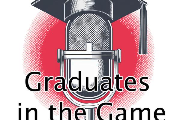 Grads in the game podcast logo
