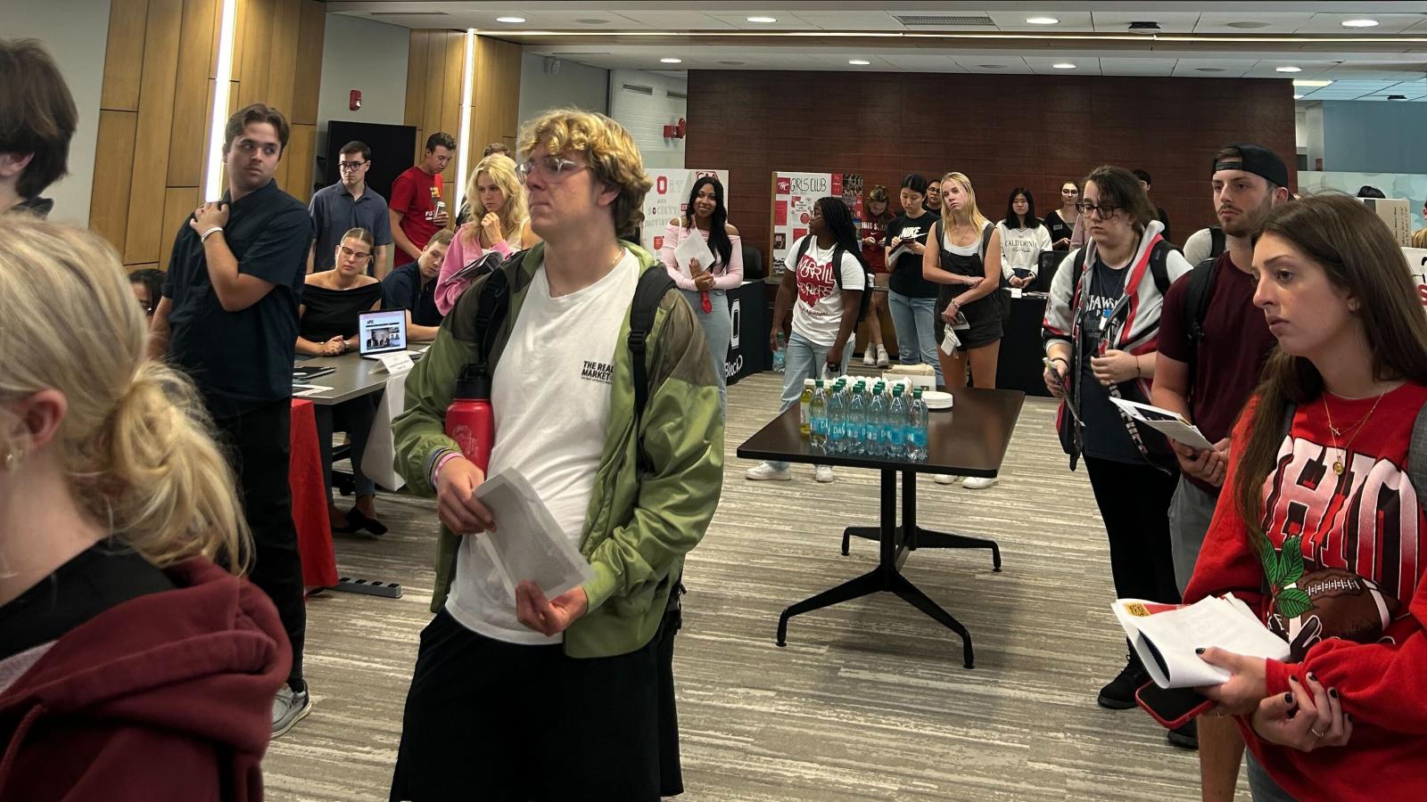 Involvement fair crowd