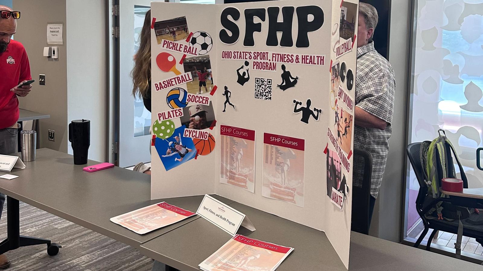 Table at involvement fair